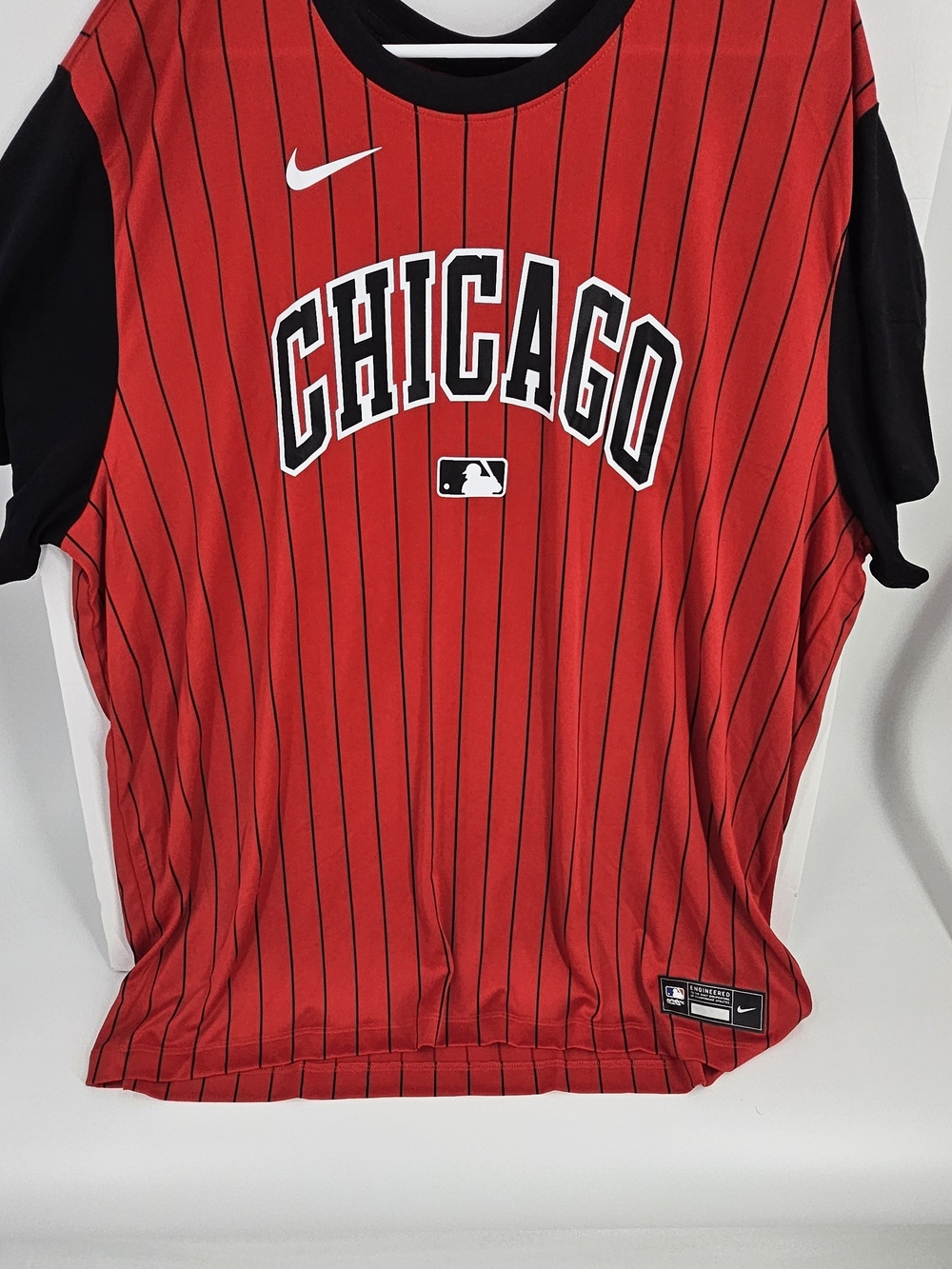Nike Chicago White Sox jersey Pinstripe MLB Jersey in Red & Black 3XL